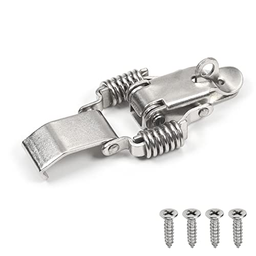 Fallenverschluss, Federbelasteter Knebelverschluss, 2er-Pack mit Schließblech Fallenverschluss, Federbelasteter Knebelverschluss, 2er-Pack mit Schließblech von CHAKEUZND