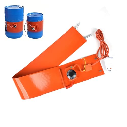 Fassheizung, Halloween-Geschenke, Fassheizer aus Silikonkautschuk mit Drehknopfthermostat 30 bis 150 °C for Fassgrößen von 20 l 200(Knob Control,200L 1740 * 250mm 2000W) von CHAKEUZND