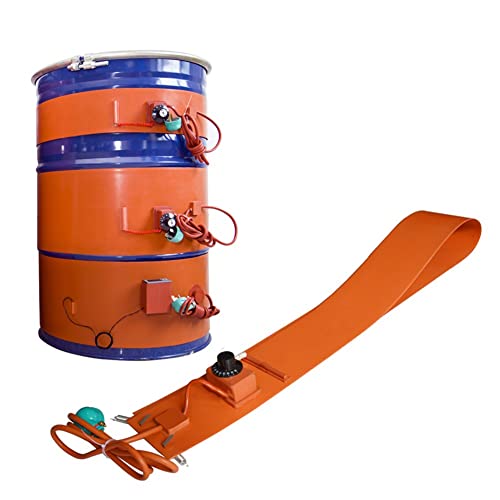 Fassheizung, Halloween-Geschenke, Silikon-Fassheizband 220 V/110 V 30–130 °C(Knob,150L 1520x250 2000W) von CHAKEUZND