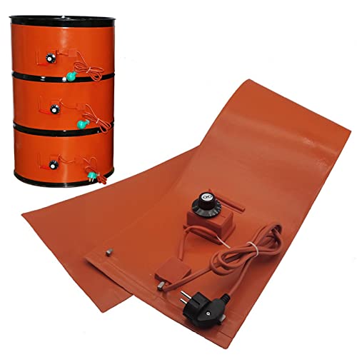 Fassheizung, Halloween-Geschenke, Silikon-Fassheizer mit einstellbarem Thermostat 30 °C bis 130(Knob,200L 1740X250 2000W) von CHAKEUZND