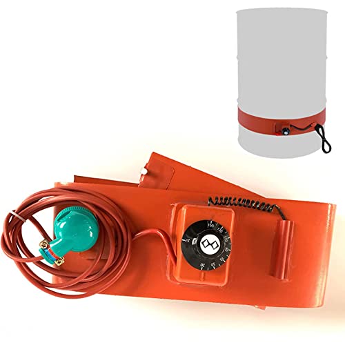 Fassheizung, Halloween-Geschenke, Silikonband-Fassheizung mit einstellbarem Thermostat(20L 86 * 20CM) von CHAKEUZND