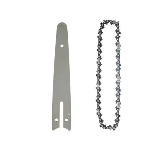 Kettensägenkette, Antriebsglieder, Akku-Mini-Kettensäge Ersatzkette und Führungsplatte Set for 4-8 Zoll G(6-inch-set) von CHAKEUZND