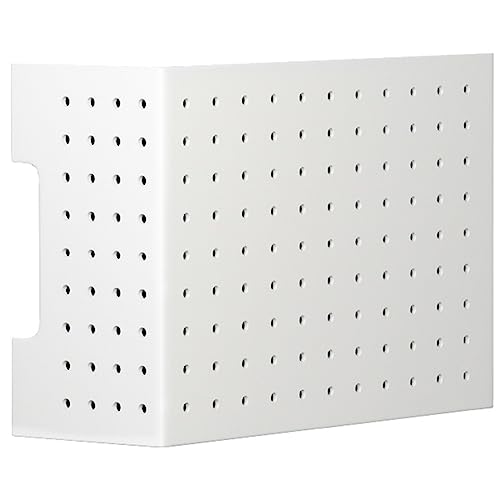 Küchen-Stecktafel-Organizer, Wandhalterung Metall Pegboard Organizer Kit Weiß Mehrere Größen(35x20x30cm) von CHAKEUZND