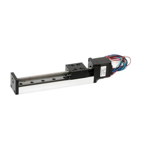 Linearschienen-Schiebetisch, 28 Linearschrittmotor-Schiebemodul T-Schraube Drahtschiene 3D-Druck Aluminium Multi-Size(T6*1-150MM) von CHAKEUZND