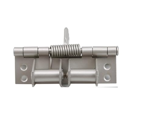 Selbstausrichtendes Federscharnier, Federbelastete Metallscharniere for Türen Gold Silber(Silver) von CHAKEUZND