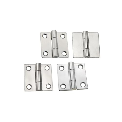 Selbstausrichtendes Federscharnier, Quadratisches 2-Zoll-Türscharnier for Industriemaschinen, tragend, Edelstahl 304, 1 Stück(50x50 Brushed) von CHAKEUZND