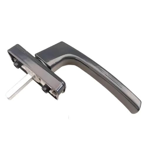 UPVC-Fenstergriff-Verriegelung, Metallischer interner translatorischer Schiebe-Dreh-Fenstergriff aus UPVC in Weiß/Dunkelgrau(Dark Grey) von CHAKEUZND