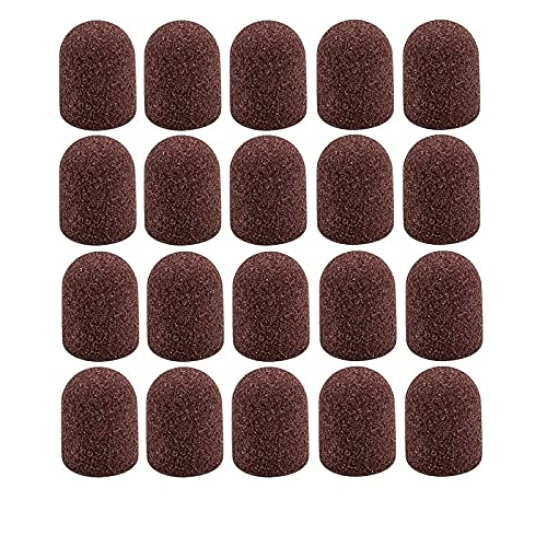 Wasserprobenbecher mit Gegengewicht, Packung mit 20 mehrfarbigen Nagelschleifkappen 5 Gummi-Nagelbohrern in mehreren Größen for Nagelbohrer(5,10x19) von CHAKEUZND