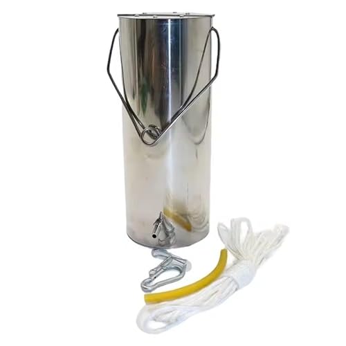 Wasserprobenbecher mit Gegengewicht, Wasserprobenehmer-Pendelbecher-Set, 304 Edelstahl, 0–30 m Tiefe, mehrere Größen(1L) von CHAKEUZND