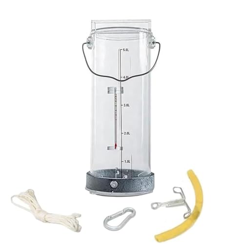 Wasserprobenbecher mit Gegengewicht, Wasserprobensystem mit Gegengewicht, Plexiglasbecher, komplettes Zubehörset, mehrere Größen, 0,5 l bis 5 l, 1 Stück(3L) von CHAKEUZND