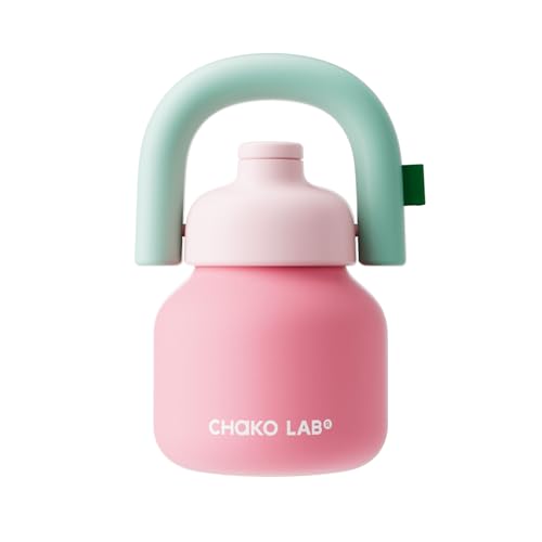 CHAKO LAB Wasserflasche mit Strohhalm und Tragegriff, vakuumisolierte Edelstahlflaschen, wiederverwendbar, auslaufsicher und BPA-frei, 940 ml, Rosa und Rot CHAKO LAB Wasserflasche mit Strohhalm und Tragegriff, vakuumisolierte Edelstahlflaschen, wiederverwendbar, auslaufsicher und BPA-frei, 940 ml, Rosa und Rot von CHAKO LAB