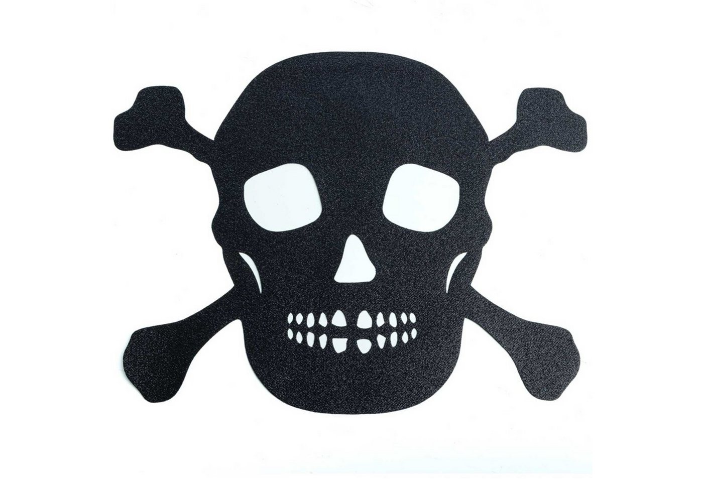 CHAKS Dekoobjekt Halloween Glitzer 4er Tischset 'Totenkopf' - 42 x von CHAKS