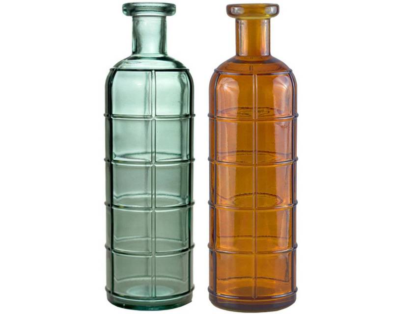 CHAKS Dekovase Grafika 1,7L 10 x 33 cm Blumenvase Deko von CHAKS