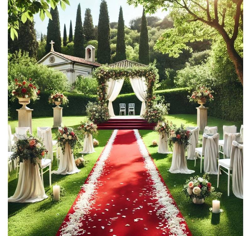 CHAKS Läufer Roter Teppich mit Samt Touch für Hochzeiten Geburtstage uvm. CHAKS Läufer Roter Teppich mit Samt Touch für Hochzeiten Geburtstage uvm. von CHAKS