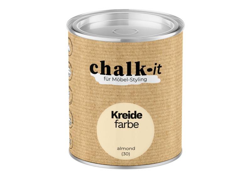 CHALK IT Kreidefarbe Chalk-it Kreidefarbe (30) Almond 0,125L von CHALK IT