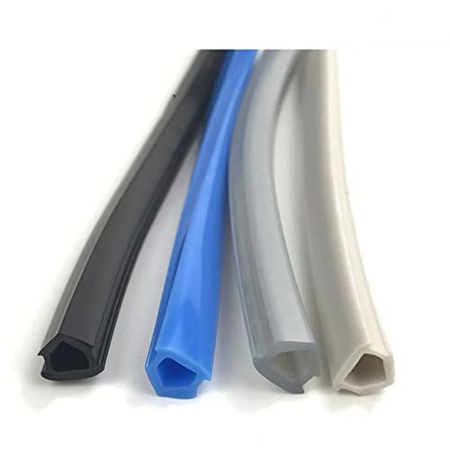 5/20/50 Meter Flachdichtung, 6/8/10 Mm PVC-Flachdichtung Schwarz/Blau/Weiß/Grau 2020 Aluminiumprofil Schlitzabdeckung / Plattenhalter For 2020 Aluminiumprofil 3D-Drucker Zubehör Schlitzabdeckung 1 STÜ von CHALKE