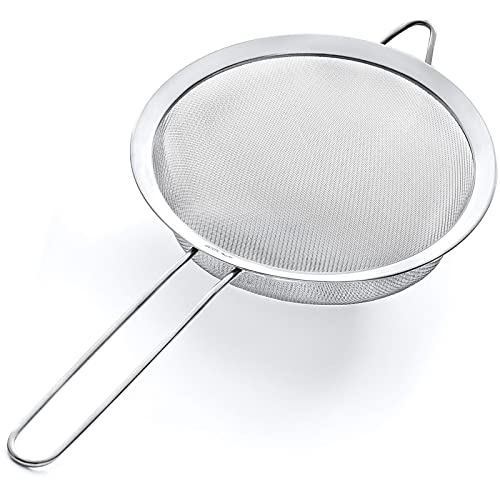 ＣＨＡＭＥＥＮ 24cm Feinmaschen Sieb Edelstahl SpüLmaschinengeeignet GroßEs KüChensieb von ＣＨＡＭＥＥＮ