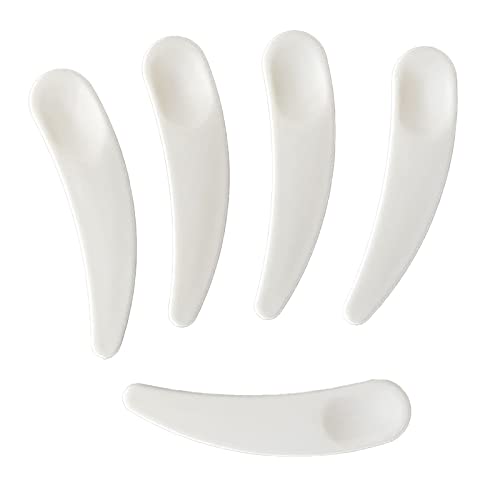 ＣＨＡＭＥＥＮ 30 Stück Plastikspatel Cremespatel Weiss Spatel für Creme Wachs spatel Kosmetik kosmetikspatel cremespatel von ＣＨＡＭＥＥＮ