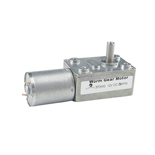 CHACNS 370WG Drehzahlreduzierungsmotor 12V DC 25RPM Turbinen-Elektrogetriebemotor für DIY Mini-Getriebemotor von CHANCS