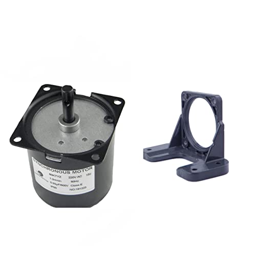 CHANCS 60KTYZ AC-Synchron-Getriebemotor 220-240V 1,2r/min CW/CCW mit 1PC-Getriebemotor-Montagewinkel fester Sitzträger CHANCS 60KTYZ AC-Synchron-Getriebemotor 220-240V 1,2r/min CW/CCW mit 1PC-Getriebemotor-Montagewinkel fester Sitzträger von CHANCS