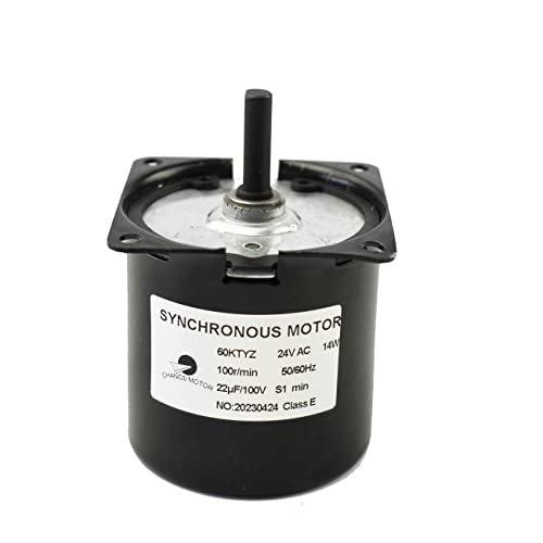 CHANCS 60KTYZ Motorreductor sincrónico de imanes permanentes 24V AC 14W 100RPM CW/CCW Motorreductor eléctrico para equipo de barbacoa CHANCS 60KTYZ Motorreductor sincrónico de imanes permanentes 24V AC 14W 100RPM CW/CCW Motorreductor eléctrico para equipo de barbacoa von CHANCS