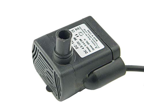 CHANCS Mini Wasserpumpen DC-1020 Mini Wasserpumpe 3W 5,5-12V DC Mini-Tauchmotor-Wasserpumpe für Solarenergie von CHANCS