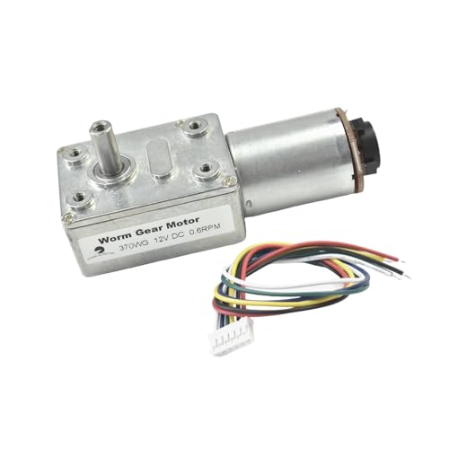 CHANCS DC Schneckengetriebemotor mit Encoder 370WG 12V DC 0.6RPM Drehzahlreduzierungsmotor Mikro-Elektromotor für Automatisierungsausrüstung CHANCS DC Schneckengetriebemotor mit Encoder 370WG 12V DC 0.6RPM Drehzahlreduzierungsmotor Mikro-Elektromotor für Automatisierungsausrüstung von CHANCS