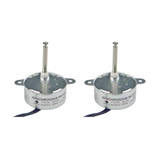CHANCS Kleiner Synchronmotor TYC-40 12V 5RPM AC Innenwellenlänge 33mm Langsamlauf-Elektromotor 2PCS CHANCS Kleiner Synchronmotor TYC-40 12V 5RPM AC Innenwellenlänge 33mm Langsamlauf-Elektromotor 2PCS von CHANCS