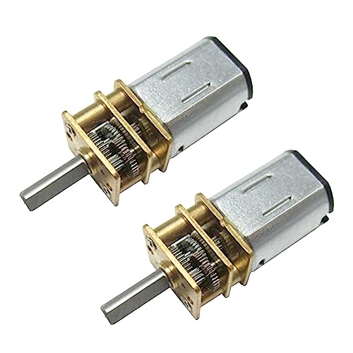 CHANCS N20 3V DC 10RPM Variable Speed Gearbox Micro Electric Motor with Torque Gear for Electronic Toys Mechanical Arms 2PCS von CHANCS