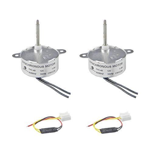 CHANCS TYC-40 DC-Synchron-Elektromotor 12V 5RPM CW/CCW Kleiner Getriebemotor Welle 46mm Langsamlauf-Elektromotor CHANCS TYC-40 DC-Synchron-Elektromotor 12V 5RPM CW/CCW Kleiner Getriebemotor Welle 46mm Langsamlauf-Elektromotor von CHANCS