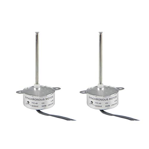 CHANCS TYC-40 Kleiner Synchronmotor DC 12V 5RPM Innenwellenlänge 74mm CW/CCW Elektromotor Untersetzungsgetriebe Motor 2PCS CHANCS TYC-40 Kleiner Synchronmotor DC 12V 5RPM Innenwellenlänge 74mm CW/CCW Elektromotor Untersetzungsgetriebe Motor 2PCS von CHANCS