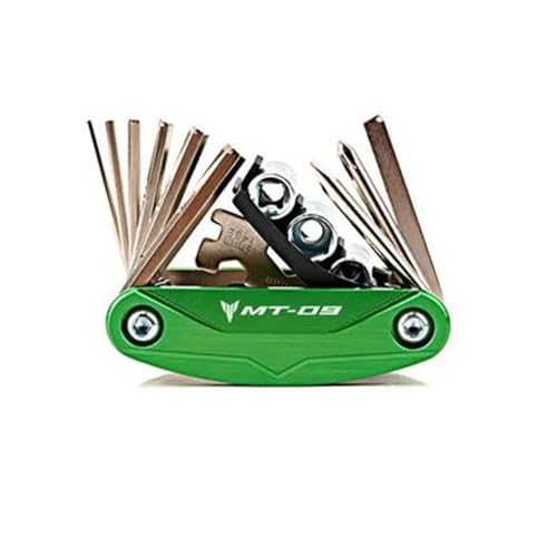 CHANGBOY Für YAM&AHA MT09 MT 09 MT-09 FZ09 TRACER Werkzeug Reparatur Schraubendreher-satz(Green) von CHANGBOY
