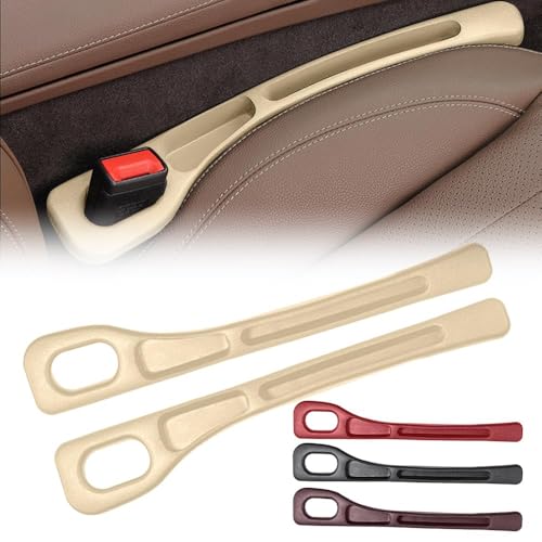 CHANGKAIFA 2 Stück Autositz Lückenfüller für Lexus RX350 2009-2012, Autositz Organizer Sitzlückenfüller Verhinderung Herunterfallens Aufbewahrungsbox,Beige von CHANGKAIFA