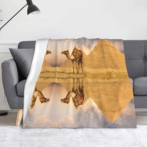 CHANGLEI Camel Weiche Flanell-Fleecedecke, leicht, warm, einseitig bedruckt, für Sofa, Camping, Reisen, Anti-Pilling, maschinenwaschbar, 152,4 x 127,7 cm CHANGLEI Camel Weiche Flanell-Fleecedecke, leicht, warm, einseitig bedruckt, für Sofa, Camping, Reisen, Anti-Pilling, maschinenwaschbar, 152,4 x 127,7 cm von CHANGLEI