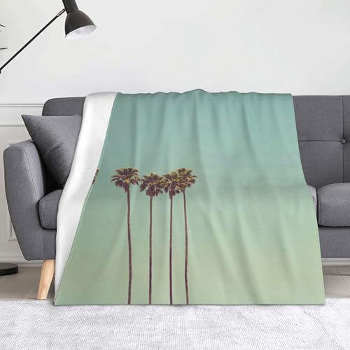 CHANGLEI Palm Tree weiche Flanell-Fleecedecke, leicht, warm, einseitig bedruckt, für Sofa, Camping, Reisen, Anti-Pilling, maschinenwaschbar, 152,4 x 127,7 cm CHANGLEI Palm Tree weiche Flanell-Fleecedecke, leicht, warm, einseitig bedruckt, für Sofa, Camping, Reisen, Anti-Pilling, maschinenwaschbar, 152,4 x 127,7 cm von CHANGLEI