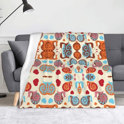 CHANGLEI Süße Schnecke, weiche Flanell-Fleece-Decke, leicht, warm, einseitig bedruckt, für Sofa, Camping, Reisen, Anti-Pilling, maschinenwaschbar CHANGLEI Süße Schnecke, weiche Flanell-Fleece-Decke, leicht, warm, einseitig bedruckt, für Sofa, Camping, Reisen, Anti-Pilling, maschinenwaschbar von CHANGLEI