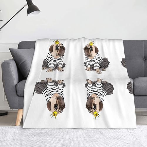 CHANGLEI Weiche Flanell-Fleecedecke für Hunde, 152,4 x 127,7 cm, leicht, warm, einseitig bedruckt, für Sofa, Camping, Reisen, Anti-Pilling, maschinenwaschbar CHANGLEI Weiche Flanell-Fleecedecke für Hunde, 152,4 x 127,7 cm, leicht, warm, einseitig bedruckt, für Sofa, Camping, Reisen, Anti-Pilling, maschinenwaschbar von CHANGLEI