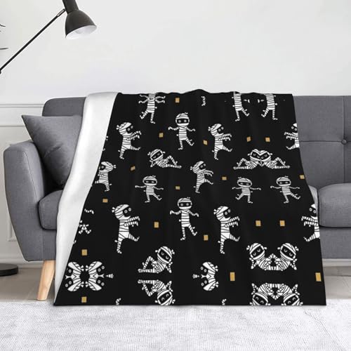CHANGLEI Weiche Flanell-Fleecedecke mit niedlichem Halloween-Muster, 152,4 x 127,7 cm, leicht, warm, einseitig bedruckt, für Sofa, Camping, Reisen, Anti-Pilling, maschinenwaschbar CHANGLEI Weiche Flanell-Fleecedecke mit niedlichem Halloween-Muster, 152,4 x 127,7 cm, leicht, warm, einseitig bedruckt, für Sofa, Camping, Reisen, Anti-Pilling, maschinenwaschbar von CHANGLEI