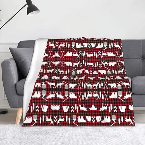 Weiche Flanell-Fleecedecke mit Kuh-Motiv, 152,4 x 127,7 cm, leicht, warm, einseitig bedruckt, für Sofa, Camping, Reisen, Anti-Pilling, maschinenwaschbar Weiche Flanell-Fleecedecke mit Kuh-Motiv, 152,4 x 127,7 cm, leicht, warm, einseitig bedruckt, für Sofa, Camping, Reisen, Anti-Pilling, maschinenwaschbar von CHANGLEI