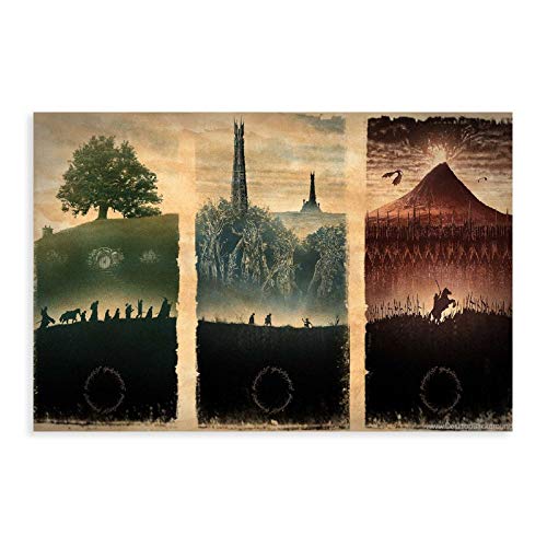 Poster mit Landkarte der Mittelerde, Der Herr der Ringe, für Bar, Büro, Zimmer, Wandbild, Heimdekoration, 2 Poster, dekoratives Gemälde, Leinwand, Wandkunst, Wohnzimmer, Poster, Schlafzimmer, Poster mit Landkarte der Mittelerde, Der Herr der Ringe, für Bar, Büro, Zimmer, Wandbild, Heimdekoration, 2 Poster, dekoratives Gemälde, Leinwand, Wandkunst, Wohnzimmer, Poster, Schlafzimmer, von CHANGX