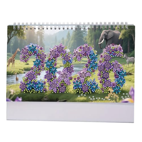 CHANGYUE 5d/DIY -Kalender Kristallmalerei Schreibtisch Kalender Kit Diamant Malmale Kalender von CHANGYUE