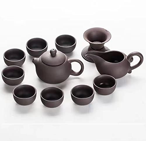 Kung Fu Zisha Tee Set, Exquisite Handgemachte Yixing Ton Teekanne, Traditionelle Chinesische Teekanne Stil - Zisha Teekanne, Tasse, (Zisha Teekanne) von CHANJOON