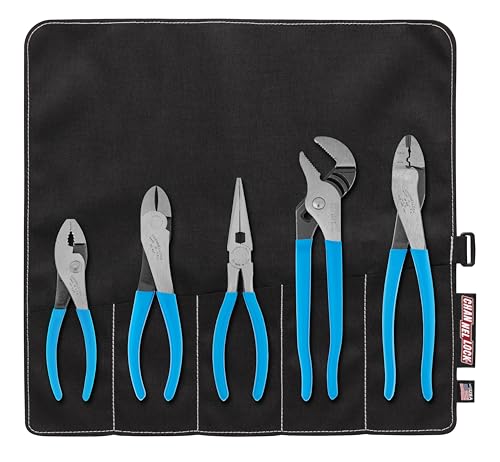 Channellock Tool Roll - 1 Technician's Plier Set with Tool Roll, 5-Piece von CHANNELLOCK