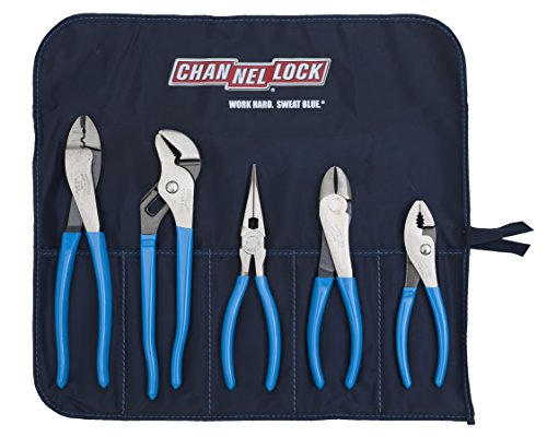 Channellock Tool Roll - 1 Technician's Plier Set with Tool Roll, 5-Piece von CHANNELLOCK