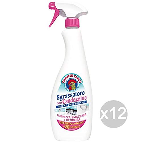 Set mit 12 Chante Clair Entfetter 625 Spray Bleichmittel Reiniger und Reinigung des Hauses von CHANTECLAIR