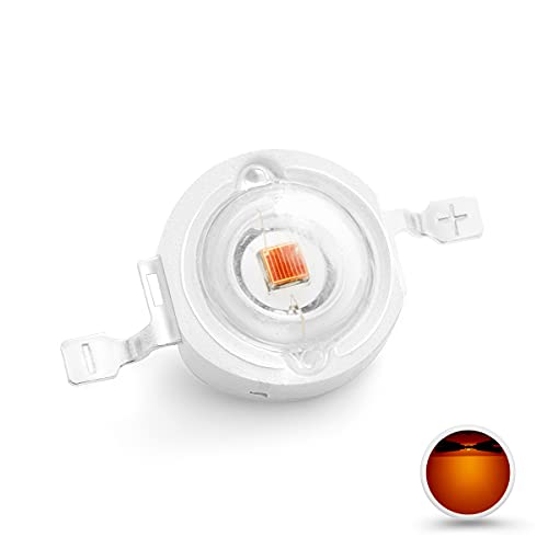 CHANZON 10 Stück High Power LED Chip on Board 1W Gelb (300mA - 350mA/DC 2V - 2.4V/1 Watt) Superhelle Intensität SMD COB Licht Emitter Komponenten Diode 1 W Birne Lampe Perlen DIY Beleuchtung von CHANZON