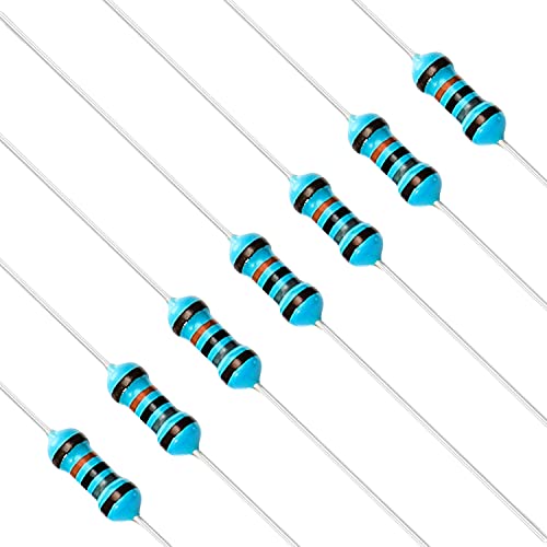 Chanzon 100pcs 1/4W (0,25W) 180K Ω Ohm Metallfilm-Fest widerstand 0,01 ±1% Toleranz 180KR MF Durchsteck widerstände Strombegrenzung Rohs-zertifiziert Resistor von CHANZON