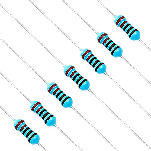 Chanzon 100pcs 1/4W (0,25W) 2,2K Ω Ohm 2k2 Metallfilm-Fest widerstand 0,01 ±1% Toleranz 2,2KR MF Durchgangsbohrungs widerstände Strombegrenzung Rohs-zertifiziert Resistor von CHANZON