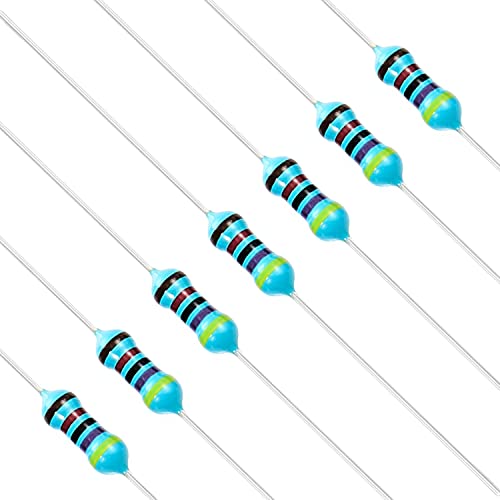 Chanzon 100pcs 1/4W (0,25W) 47K Ω Ohm Metallfilm-Fest widerstand 0,01 ±1% Toleranz 47KR MF Durchgangsbohrungs widerstände Strombegrenzung Rohs-zertifiziert Resistor von CHANZON