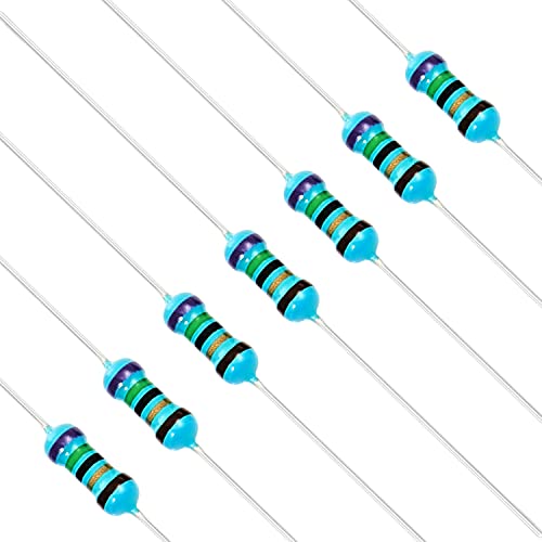 Chanzon 100pcs 1/4W (0,25W) 75 Ω Ohm Metallfilm-Fest widerstand 0,01 ±1% Toleranz 75R MF Durchgangsbohrungs widerstände Strombegrenzung Rohs-zertifiziert Resistor von CHANZON